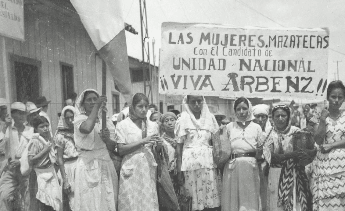 El gobierno del presidente Jacobo Árbenz sufrió un golpe de Estado en 1954. Foto de Prensa Comunitaria, de Guatemala.